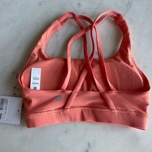 lululemon athletica Peach Energy Sports Bra 2 NWT